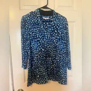 Chico's v neck tunic top , size 3 (XL)